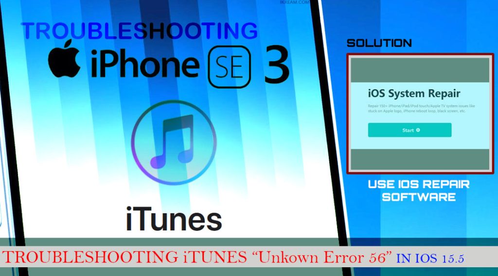 fix iphone se 3 unknown error 56 itunes IOS REPAIR SOFTWARE