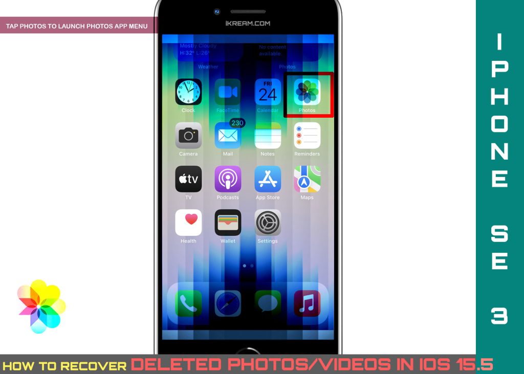 recover deleted photos on iphone se3 OPEN