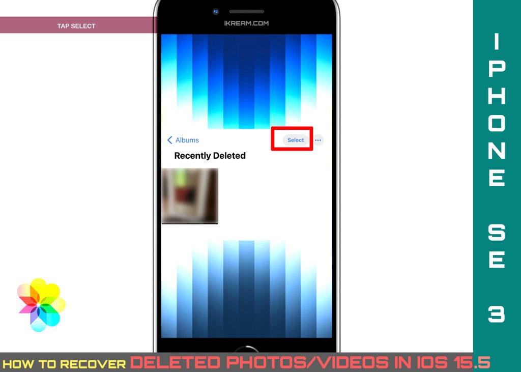 recover deleted photos on iphone se3 SELECT
