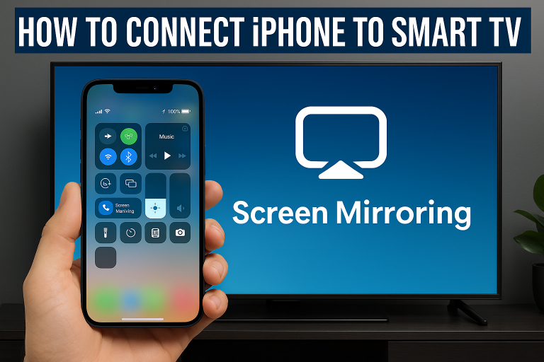 How to Connect an iPhone to a Smart TV (Wirelessly or with HDMI)