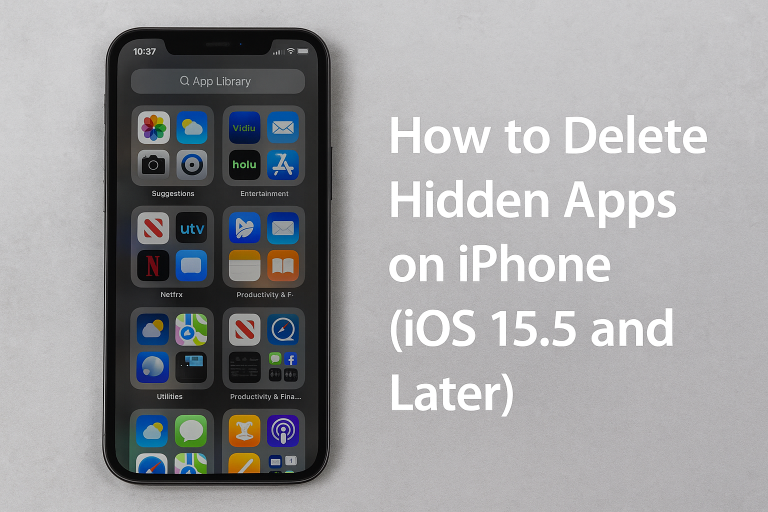 How to Delete Hidden Apps on iPhone (iOS 15.5 and Later)