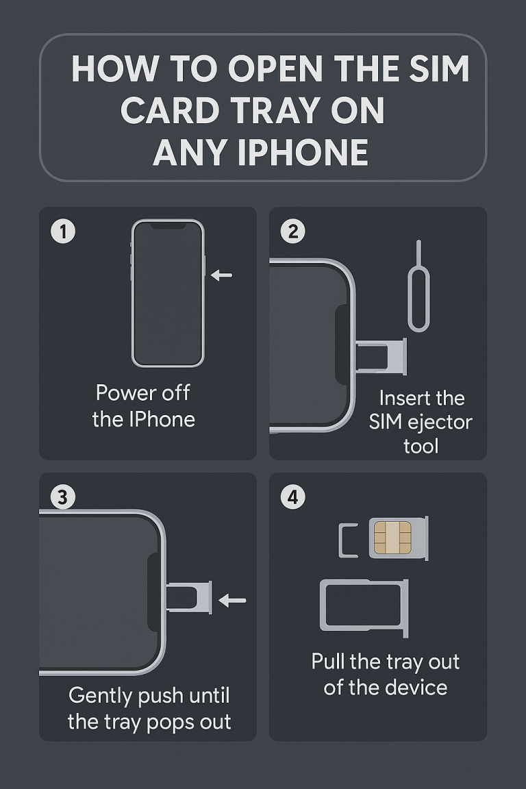 How to Open the SIM Card Tray on Any iPhone (Without Damaging It)