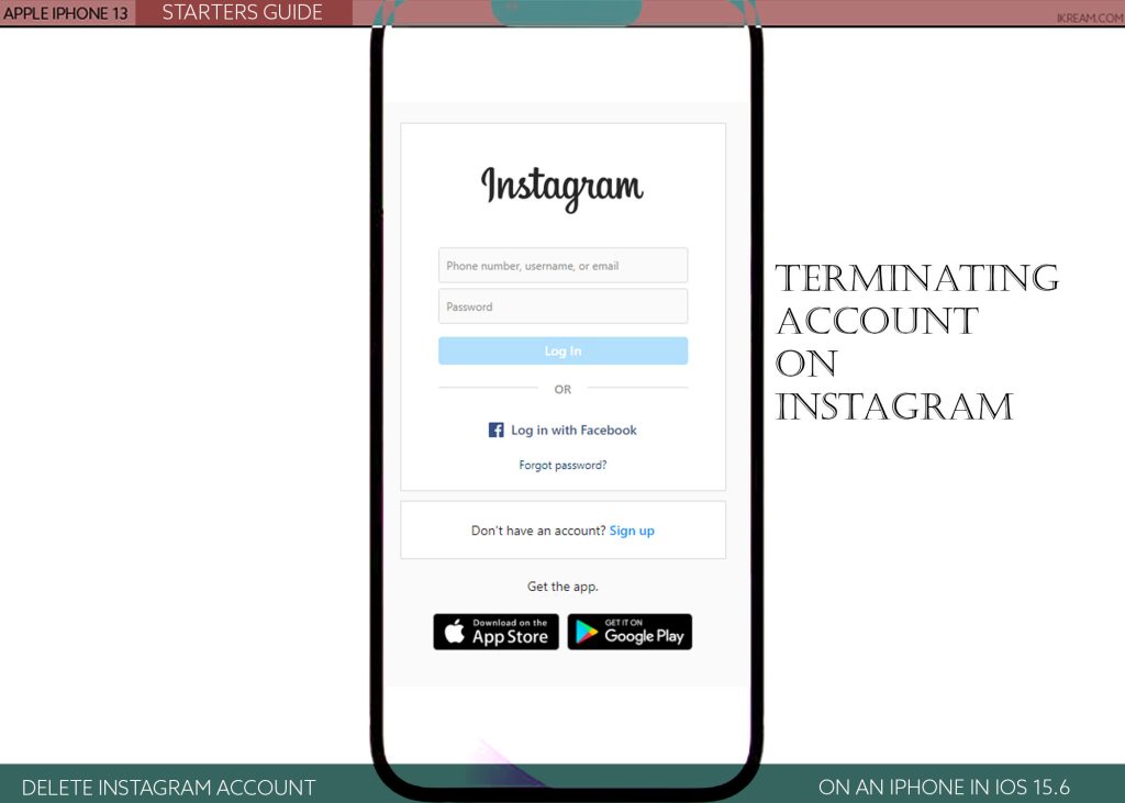 How to Delete Instagram Account on iPhone 1 delete instagram account on iphone13 featured