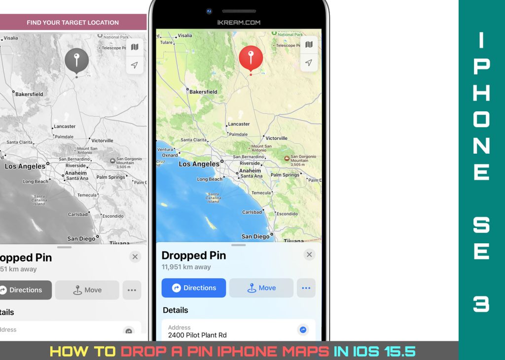 How to Drop a Pin on iPhone 3 drop a pin on iphone ios15 FIND LOCATION