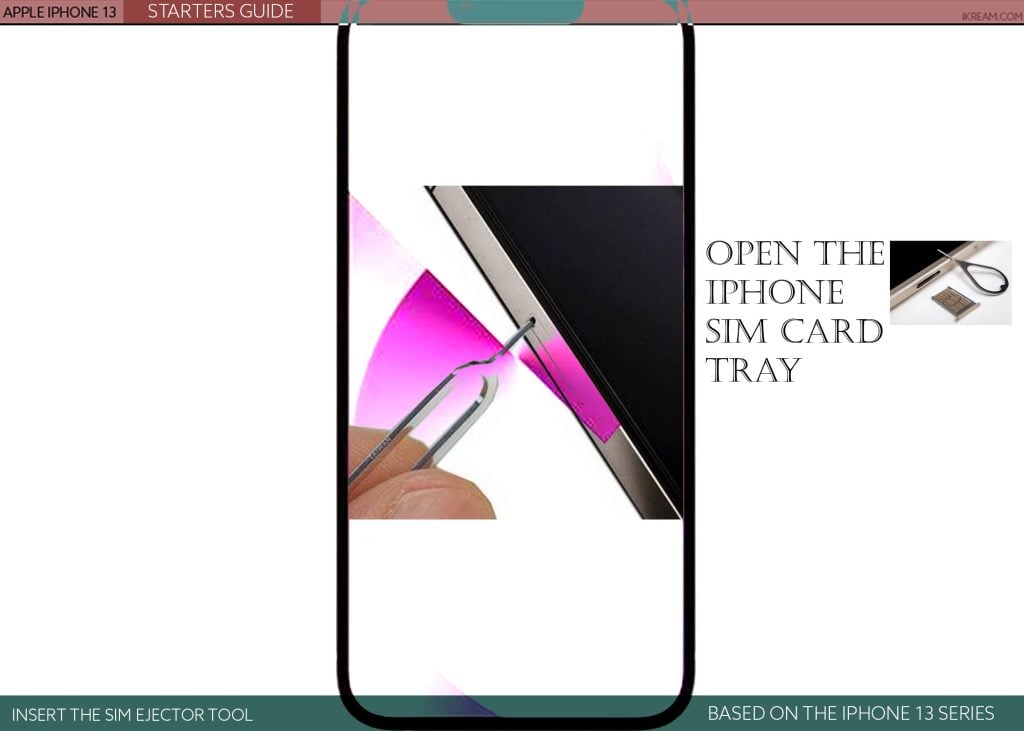 open iphone sim card tray SIM EJECTOR