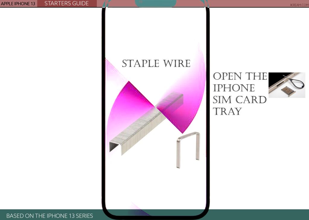 open iphone sim card tray STAPLE
