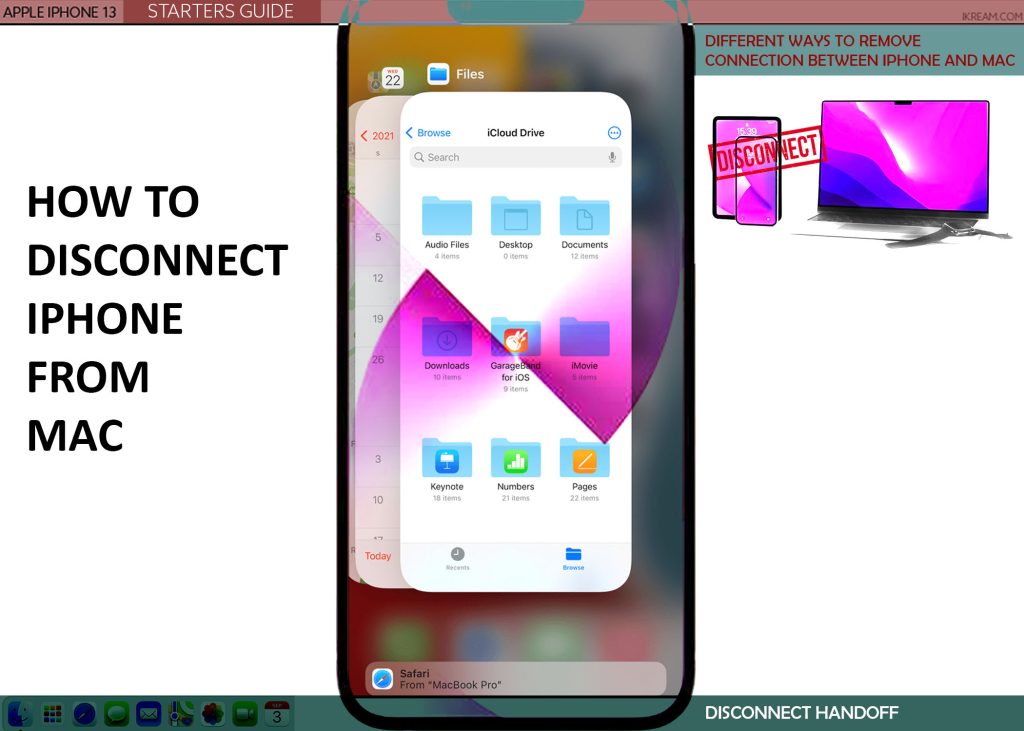 disconnect iphone from mac HANDOFF