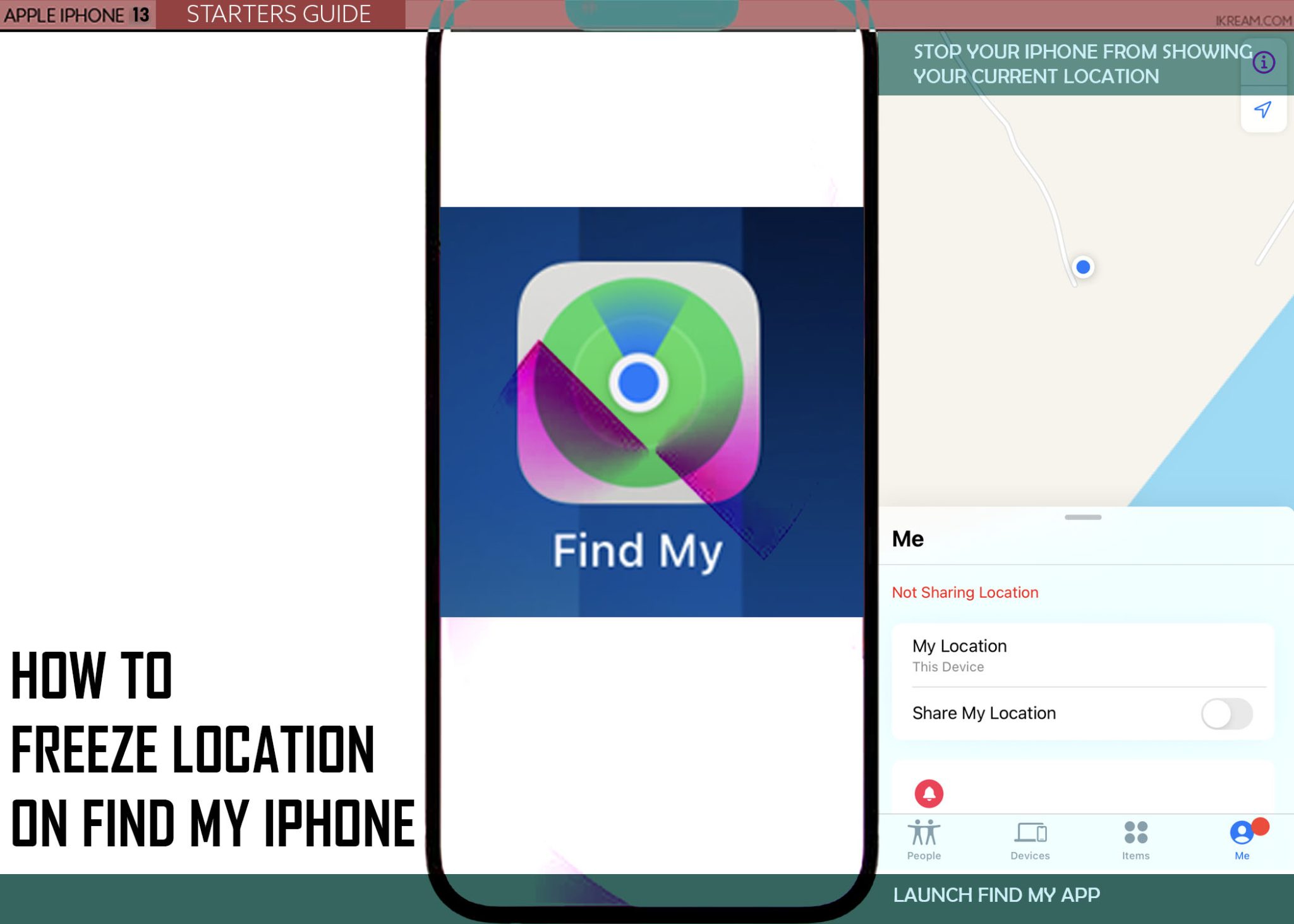 How to Freeze Location on Find My iPhone iKream
