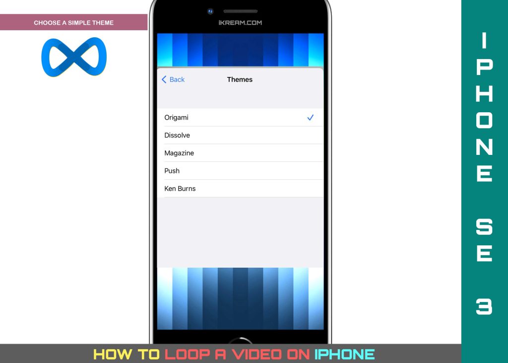 loop a video on iphone THEME