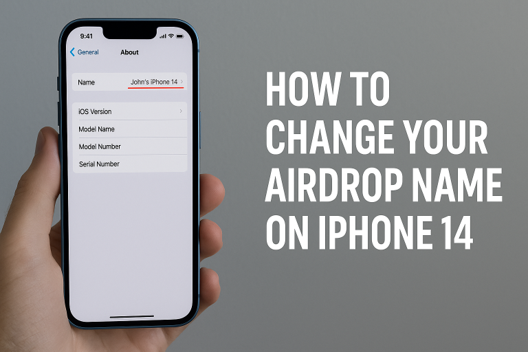 How to Change Your AirDrop Name on iPhone 14