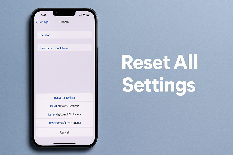 How to Reset All Settings on iPhone 14 Without Deleting Your Data