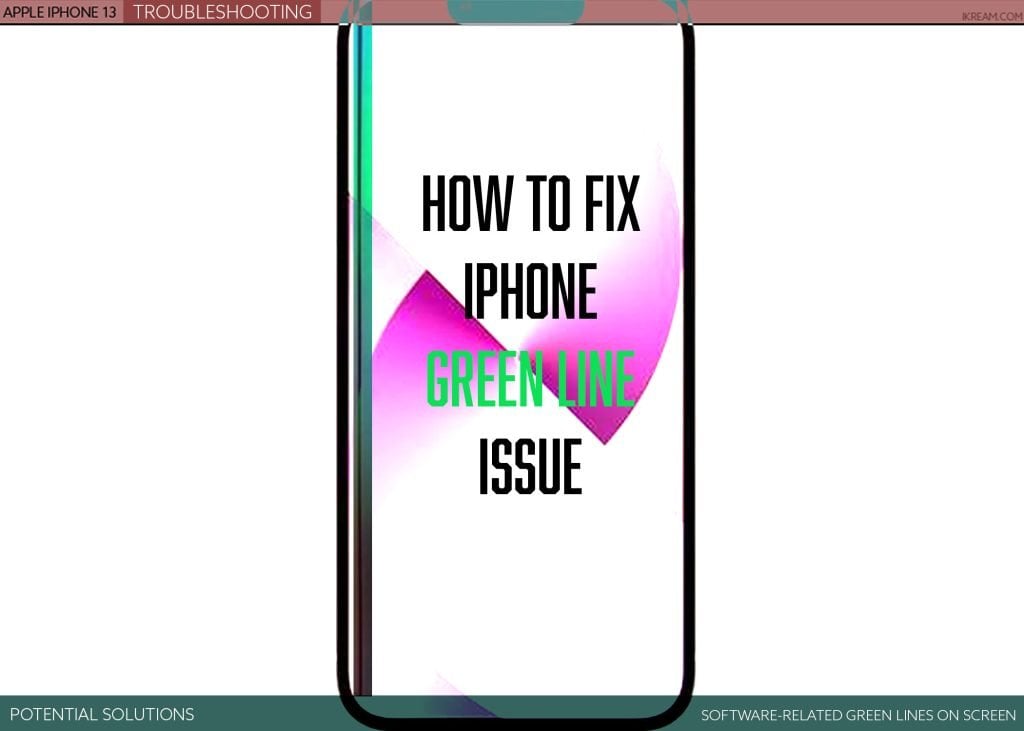 fix green lines on iphone screen featured