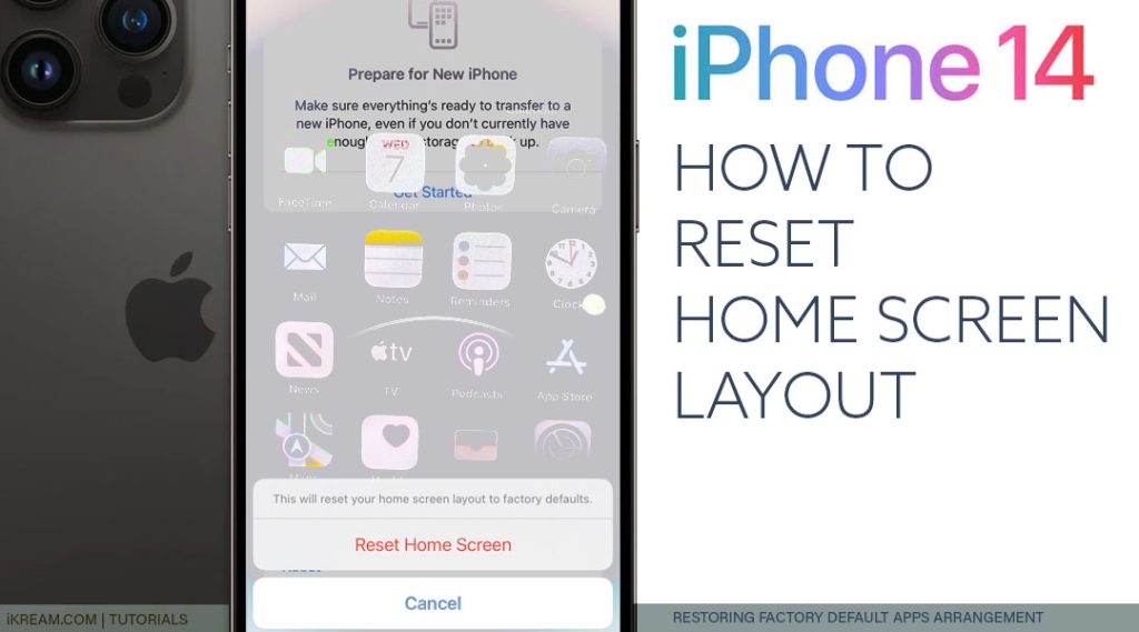 reset home screen layout iphone 14 featured