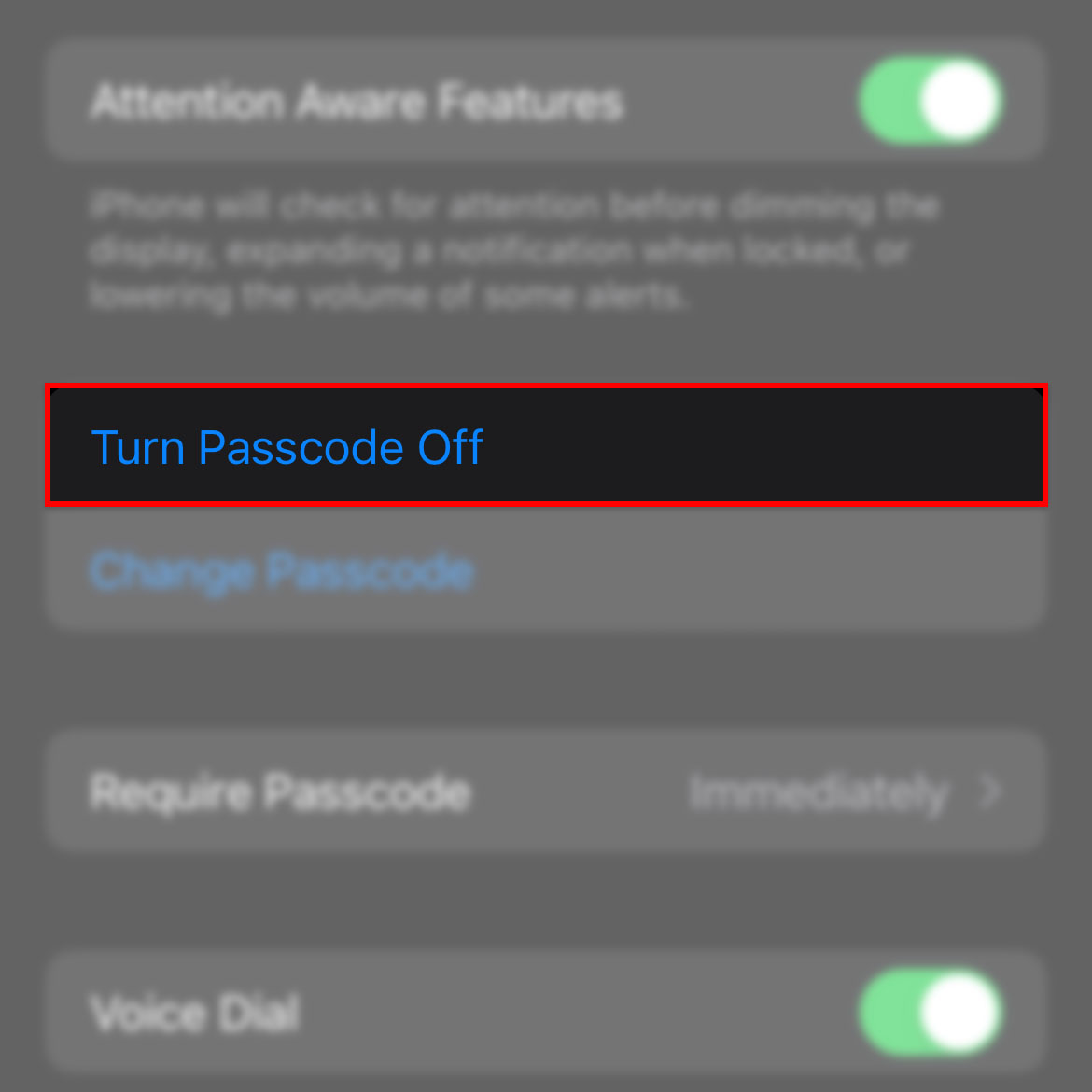 turn on passcode iphone 14 7