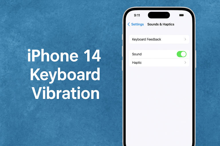 How to Enable Keyboard Vibration (Haptic Feedback) on iPhone 14