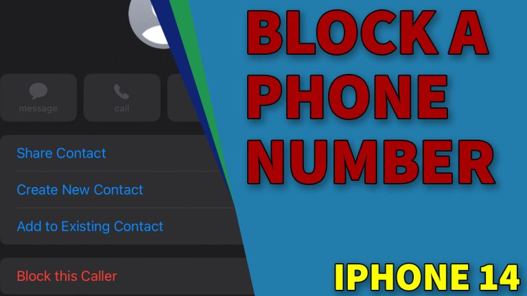 How to Block a Phone Number on iPhone 14