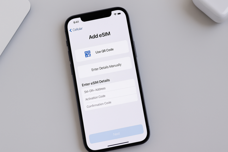 How to Manually Set Up eSIM on iPhone 14