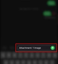 send attachment to text message iphone se3 0