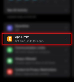 set app limits iphone 14 3 e1665023890540