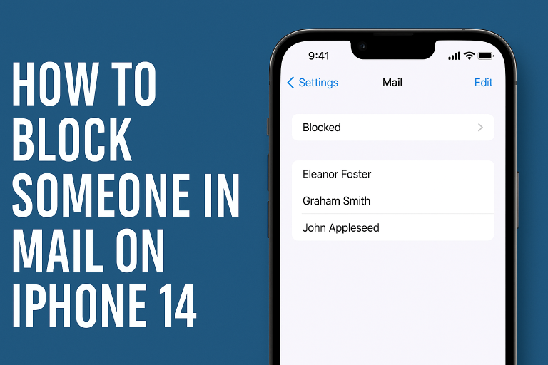 How to Block Someone in Mail on iPhone 14