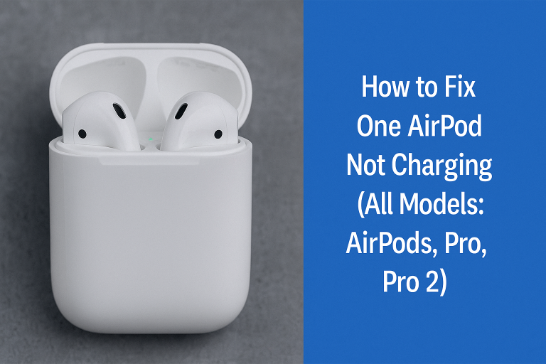 How to Fix One AirPod Not Charging (All Models: AirPods, Pro, Pro 2)