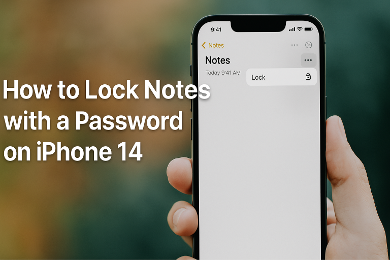 How to Lock Notes with a Password on iPhone 14