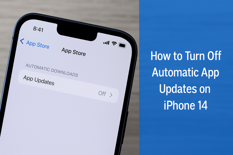 How to Turn Off Automatic App Updates on iPhone 14