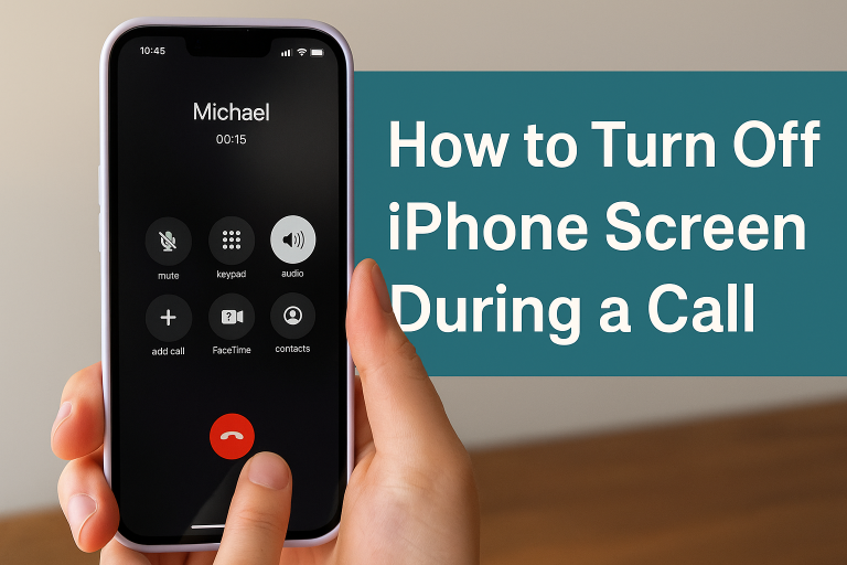 How to Turn Off iPhone Screen During a Call (iPhone 14 / iOS 16)