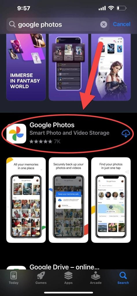 Scan QR code in a Photo using Google Photos