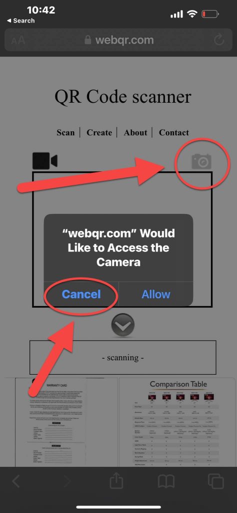 How To Scan QR Code On My iPhone Email, Text, Browser Or Photo 5 Scan QR code in a Photo using QR code scanner