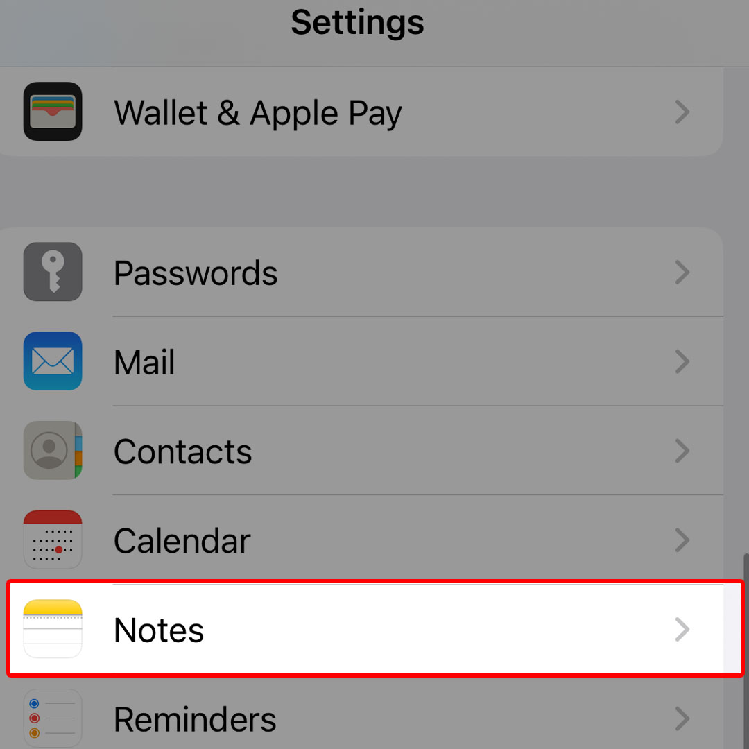 add new account iphone14 notes2