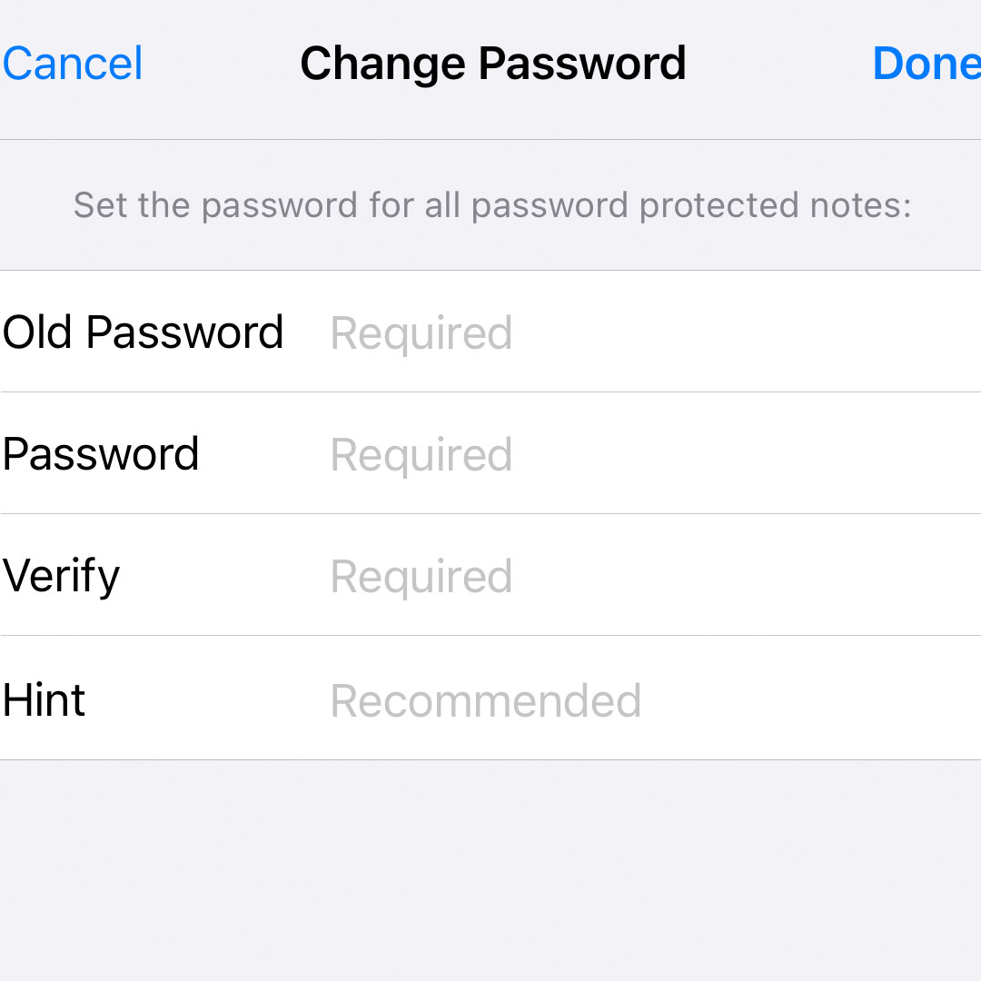 create custom password iphone14 Notes8