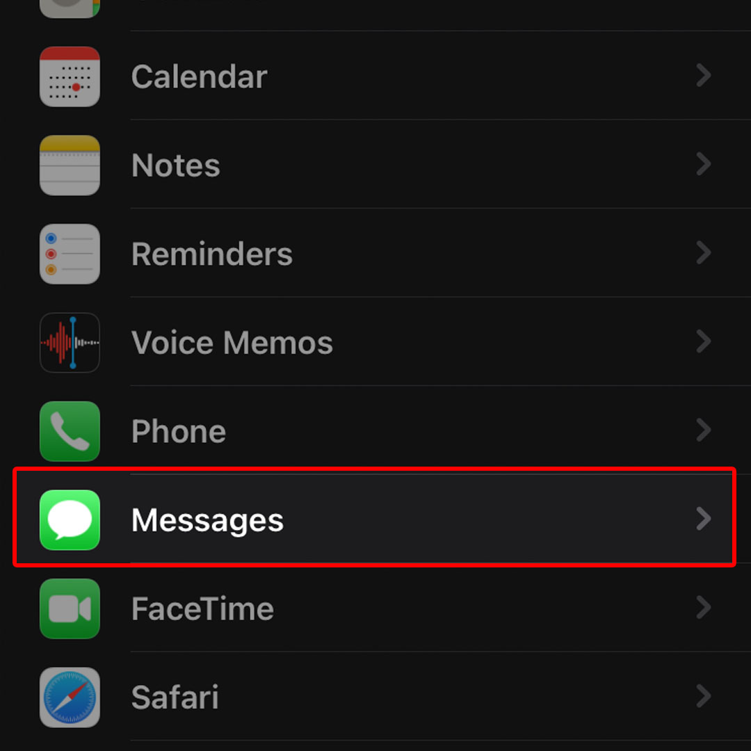 enable disable imessage iphone14 3