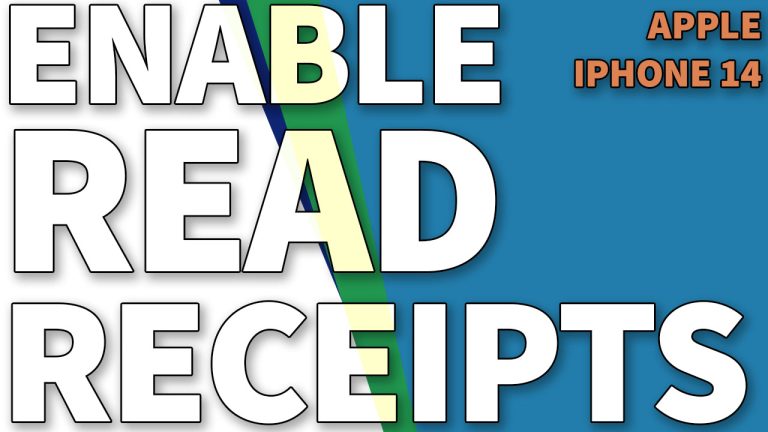 How to Enable Read Receipts in Messages iPhone 14