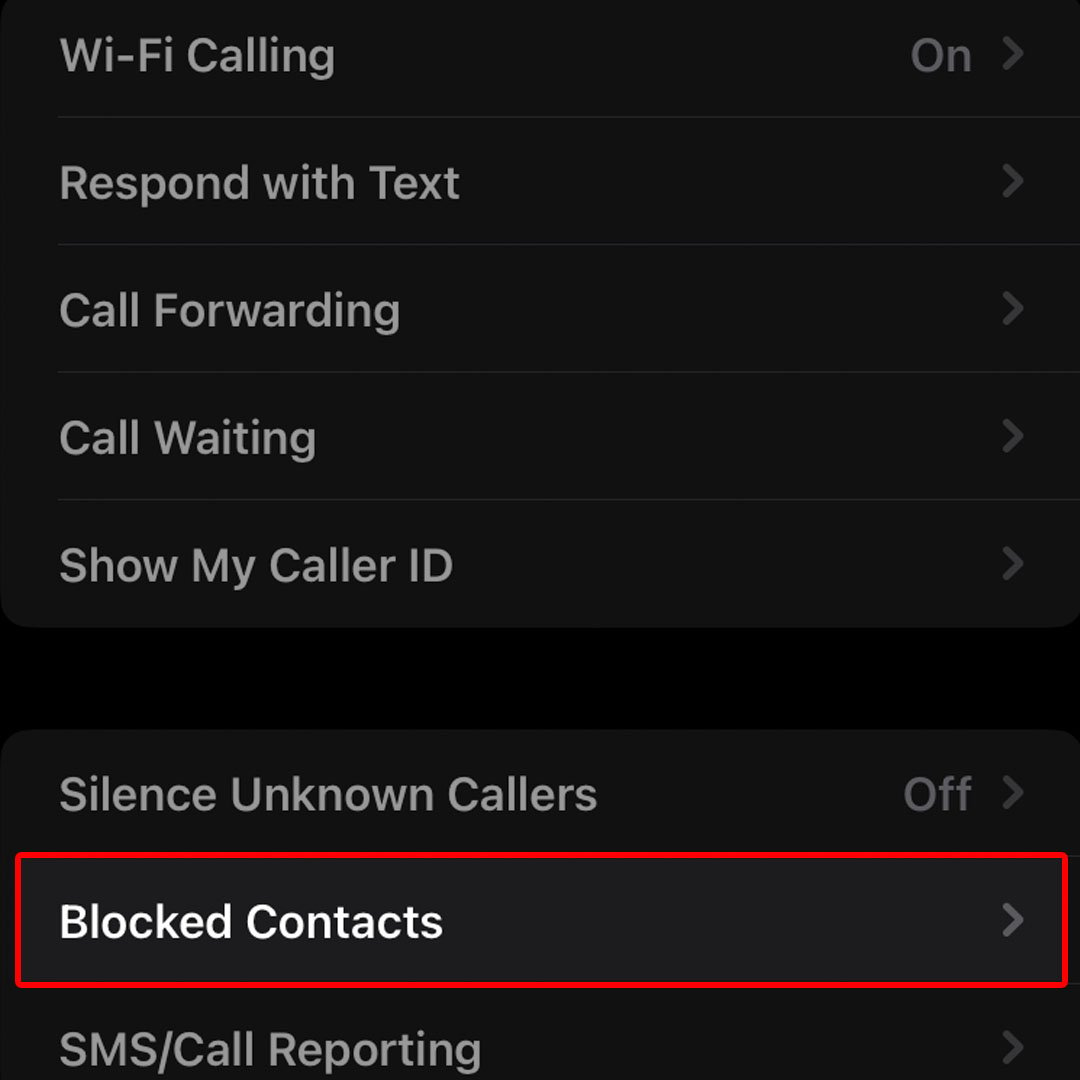 iphone14 phone app block contacts3