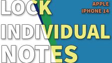 lock individual notes iphone14 TN