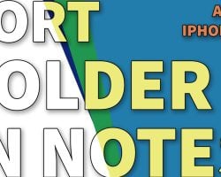How to Sort Folders in Notes on iPhone 14