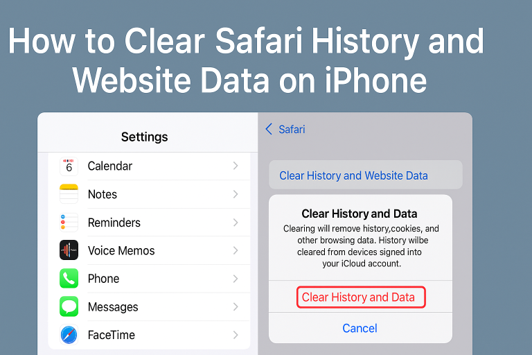 How to Clear Safari History and Website Data on iPhone 14 (iOS 16)