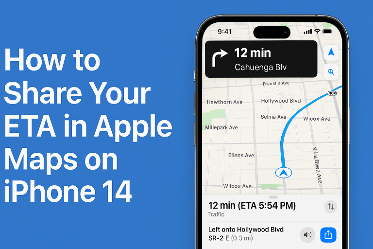 How to Share Your ETA in Apple Maps on iPhone 14
