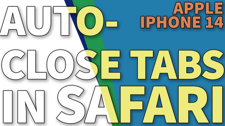 How to Set iPhone 14 Safari to Automatically Close Tabs