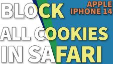 block all cookies iphone14 safari TN