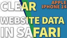 clear website data iphone14 safari TN