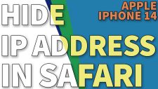 hide IP address iphone14 safari TN
