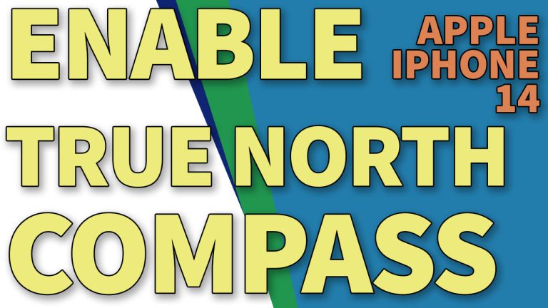 How to Set the iPhone 14 Compass to Use True North