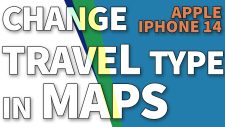 iphone14 maps travel type TN
