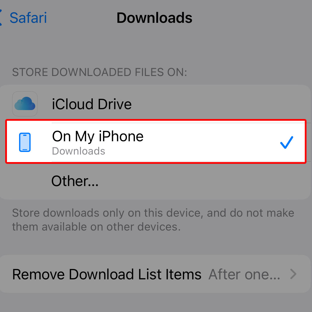 iphone14 safari downloads location6