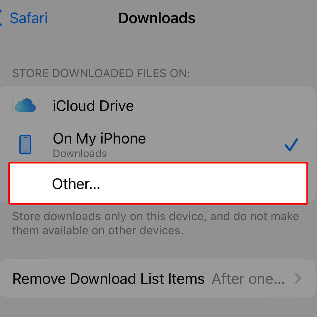 iphone14 safari downloads location7