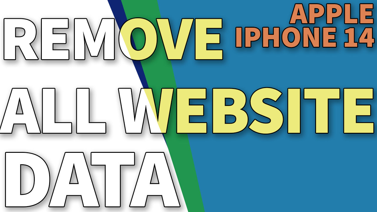 remove all website data safari iphone