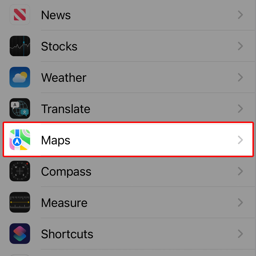 show compass iphone14 maps2