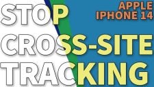 stop cross site tracking iphone14 safari TN